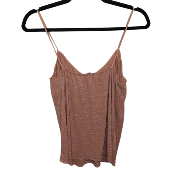 Zara Women's Peach Ribbed Cami Tank Top 🌸✨ - Picture 2 of 6